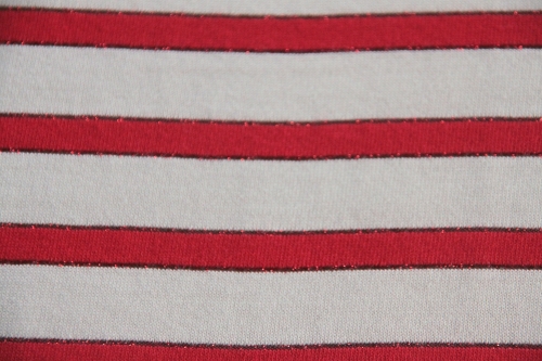 Baumwolljersey Streifen Lurex (992076)